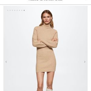 Turtleneck sweater dress never worn, no tags see pics for material etc.